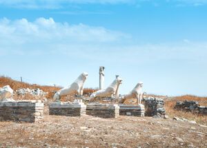 Terrace of lions