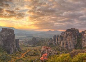Το τοπίο των Μετεώρων