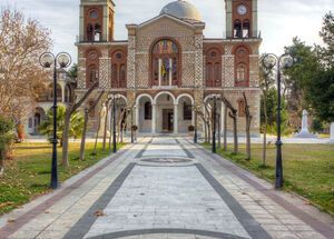 The magnificent Holy Temple of St Constantine in Karditsa town