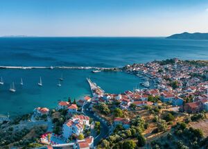 The seaside town of Pythagorio