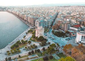 Thessaloniki and the White Tower from above