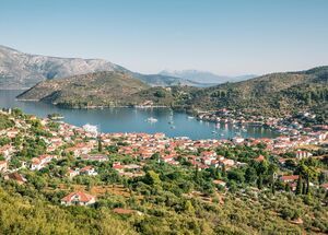 A naturally deep harbour, Vathi oozes quaintness and charm