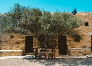 Bazeos tower, one of the most well-known monuments of Naxos