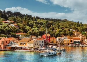 Famous for its seafood, Loggos is a must for a seaside lunch or dinner