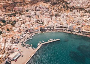 Pigadia, the capital of Karpathos and the main port