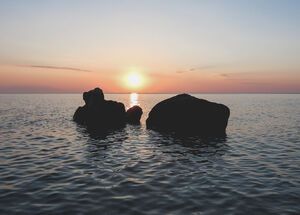 Sunset in Posidi, Halkidiki