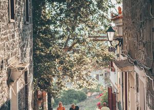 Strolling around in Molyvos town, Lesvos