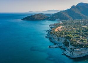 Samos aerial view