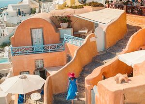 Sugar-cubed houses, blue-domed churches, bell towers, windmills and cute little alleyways