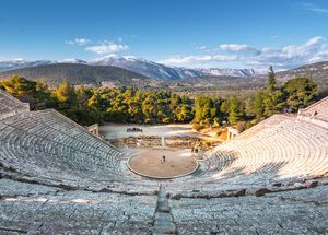 Ancient Epidaurus is most famous today for giving us the best-preserved ancient Greek theatre