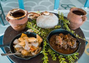 Rhodes’ local cuisine in Apollonas village