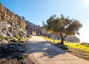 The archaeological site of Mycenae