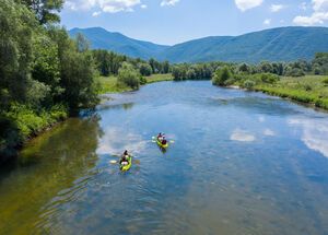 Canoeing on the Nestos River