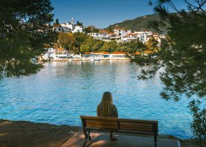 View of Skiathos from Bourtzi 