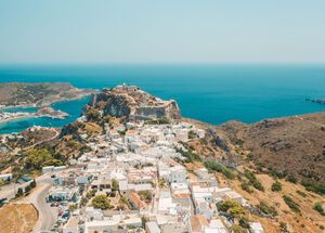 Hora and the Venetian castle of Kythira