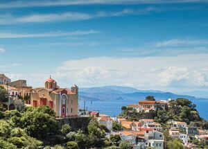Cityscape of Kea, Greece