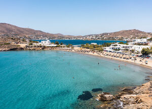 Agathopes beach, Syros island, Greece