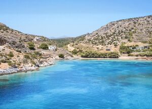 Mersini in one of Schinoussa’s most beautiful beaches