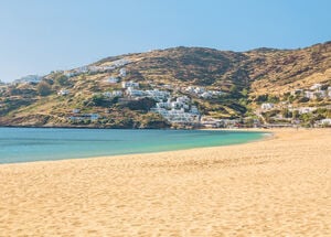 Mylopotas is the best-known beach in Ios