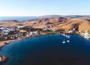 Beach in Astypalaia, in South Aegean