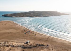 If you are into windsurfing or kitesurfing, Prasonisi beach in Rhodes has your name on it