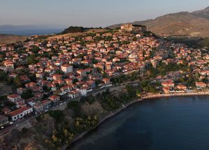 Molyvos village in Lesvos