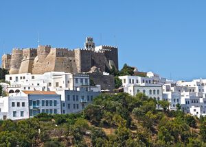 High on the hill above Hora, The Monastery of St John the Theologian