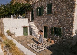 Megalo Chorio in Tilos, Greece