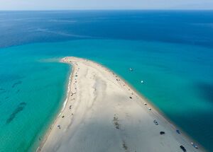 Aerial view of Possidi Cape