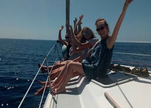 Sailing in sea