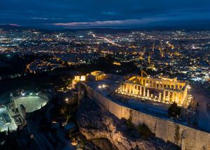 Aerial-view-of-Parthenon-and-Acropolis-in-Athens