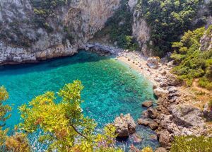 Fakistra beach in Pelion