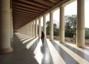 The Ancient Agora in the centre of Athens