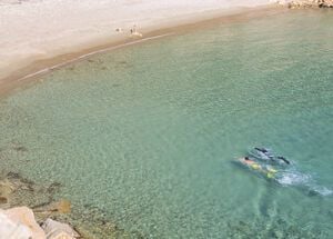 The magnificent beach at Alimia - Iraklia