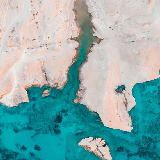 Landing On The Lunar Landscape Of Sarakiniko Beach By