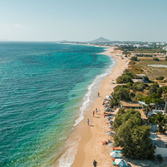 Spiaggia di Plaka a Naxos