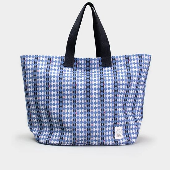 blue beach bag