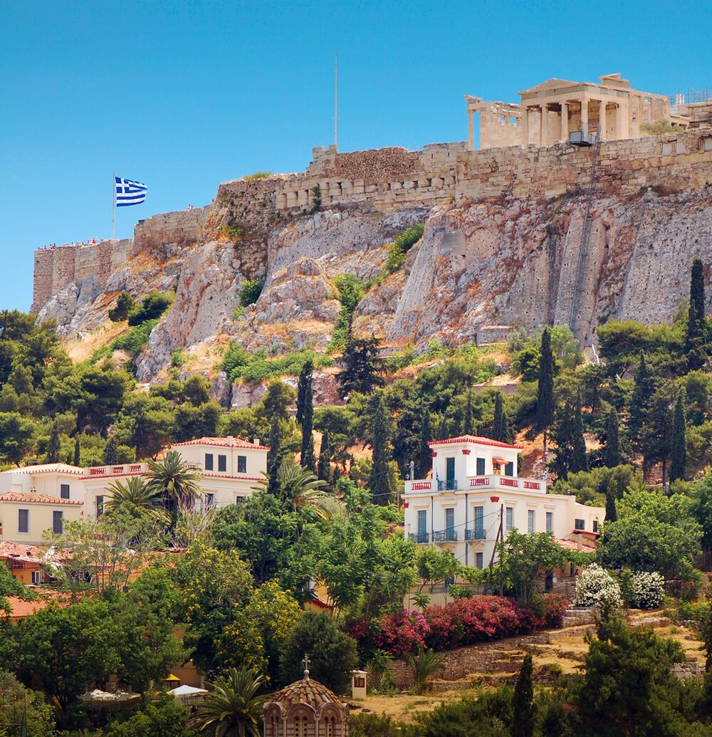 The Acropolis hill in Athens