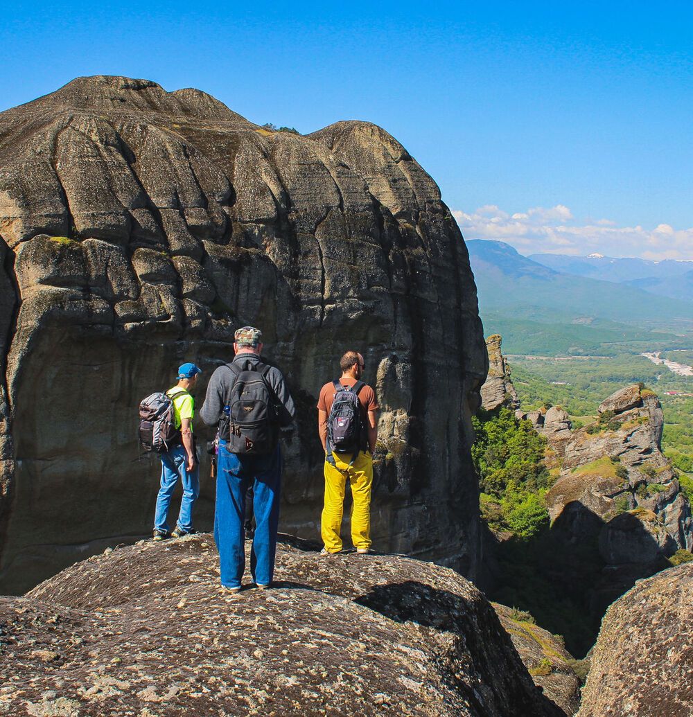 Hiking the footpaths between the Meteora monasteries is an experience for everyone