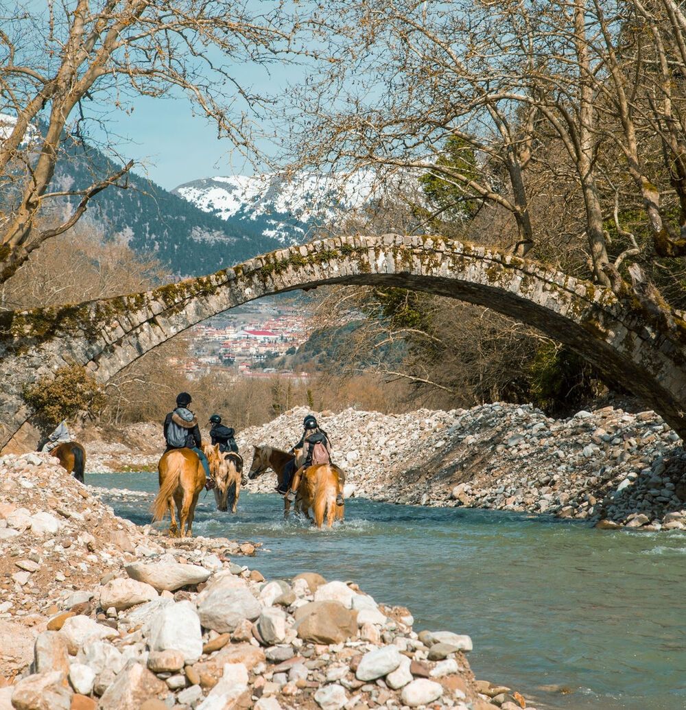 Multiple footpaths allow you to explore the countryside of Central greece