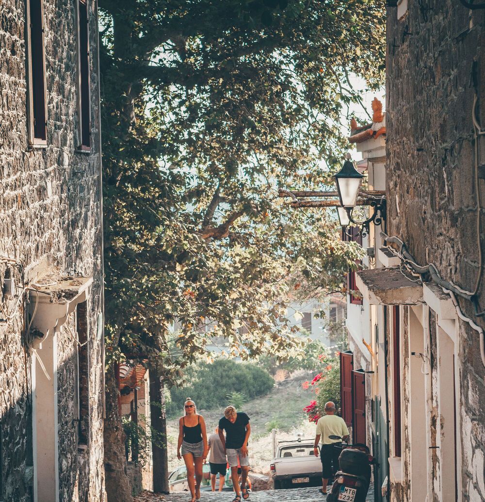 Strolling around in Molyvos town, Lesvos