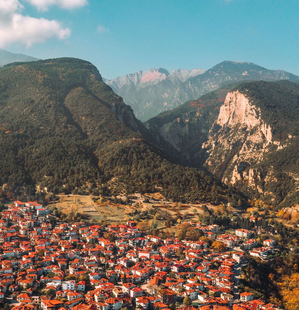 Litohoro village is the starting point for day trips on the mountain