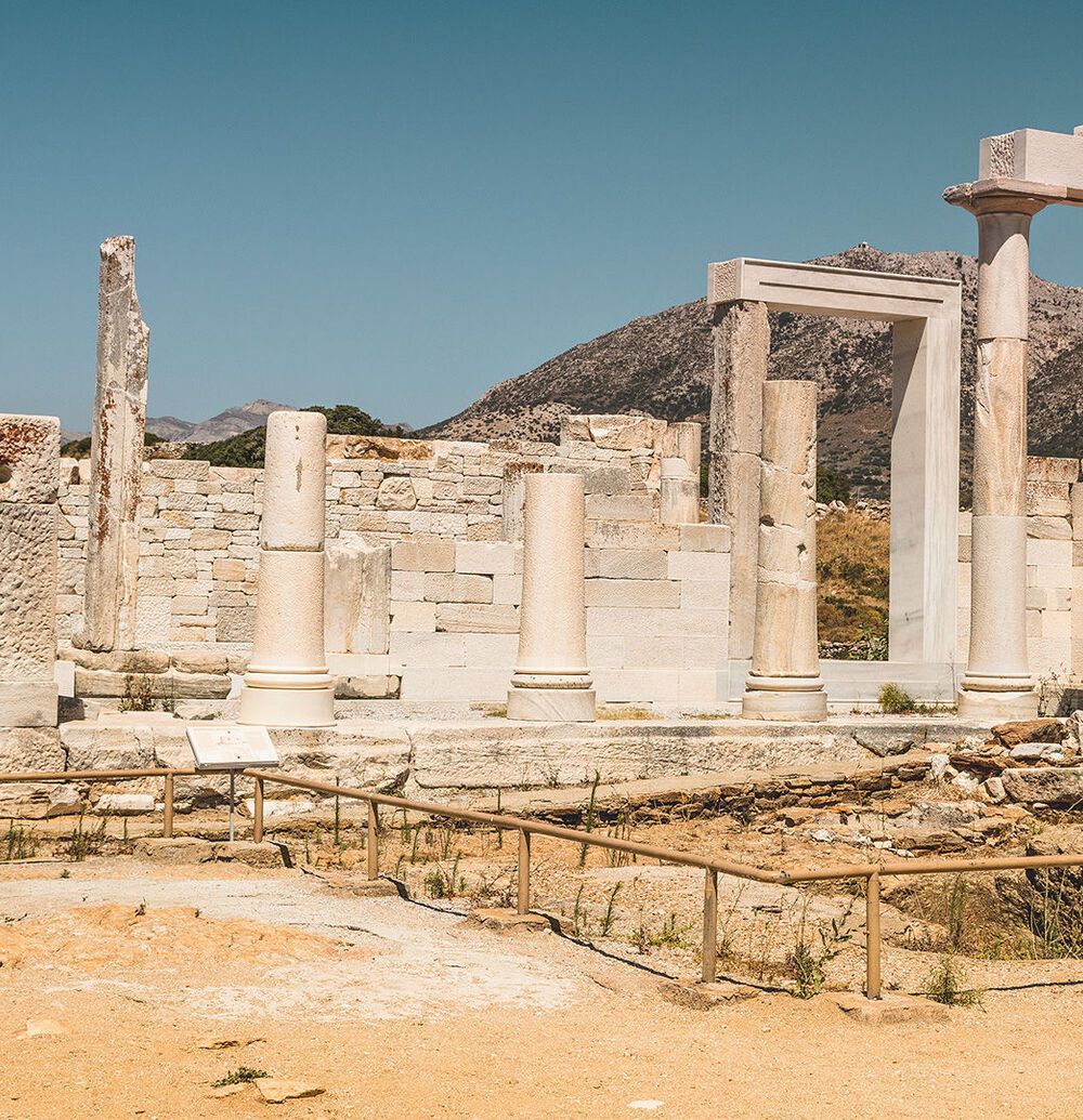 Τhe Temple of Demeter, the 6th-century BC sanctuary dedicated to the goddess of harvest and fertility