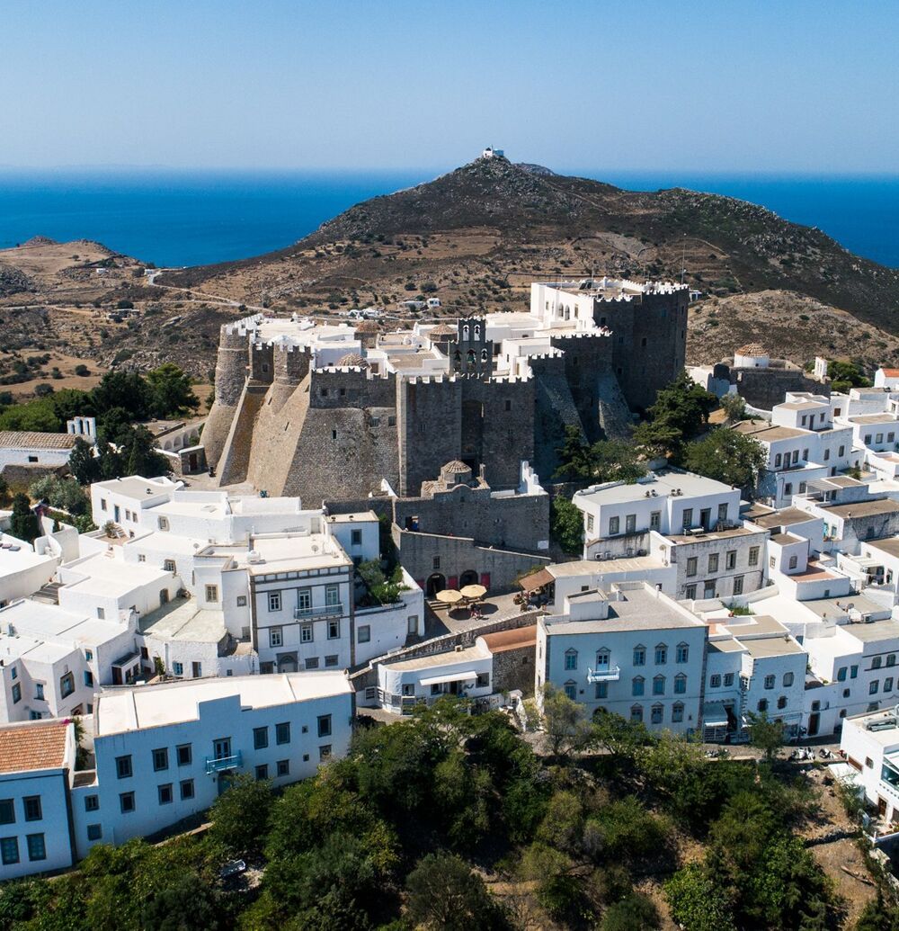 The Castle and Monastery of St John the Theologian in Patmos