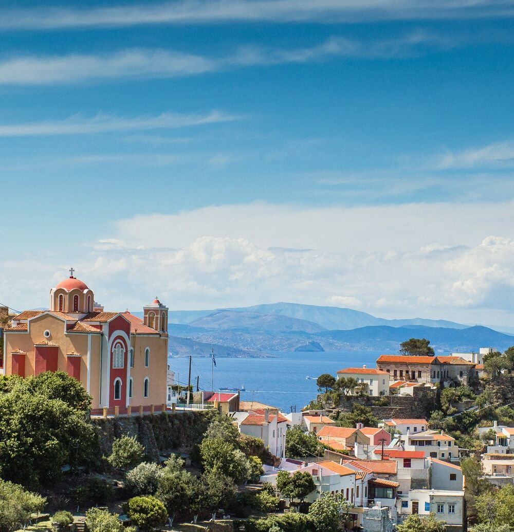 Cityscape of Kea, Greece