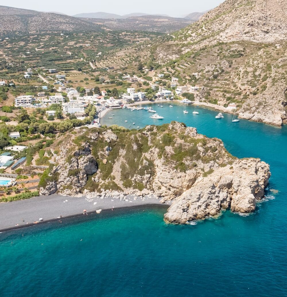 Mavra Volia beach, Chios, Greece