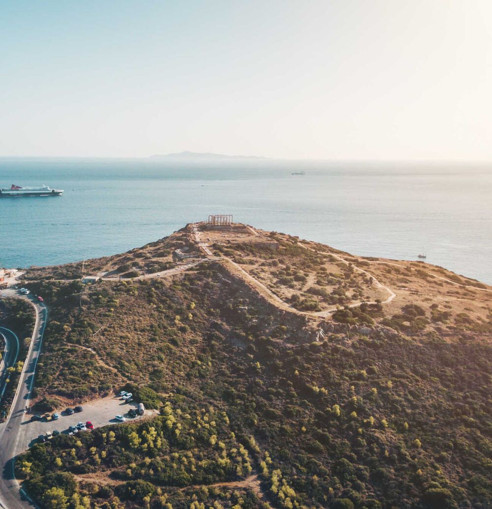 Temple of Poseidon Sounio Attica Greece