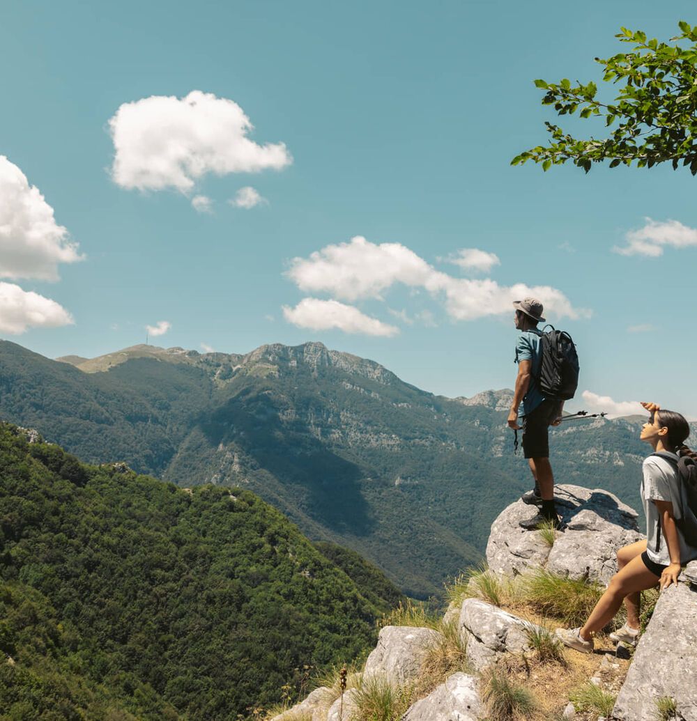Admiring the peaks of Mt Pangaio 