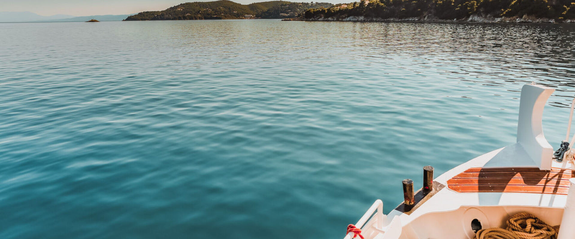 Boats leave from Skiathos port, where there are options for organised excursions and day cruises