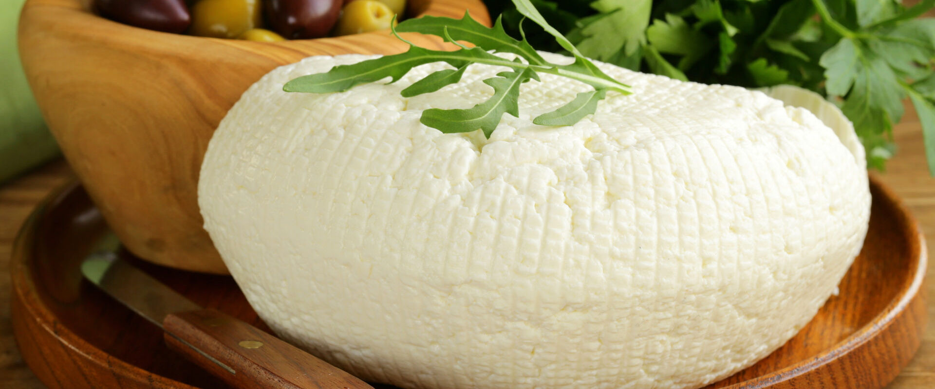 Feta cheese with olives